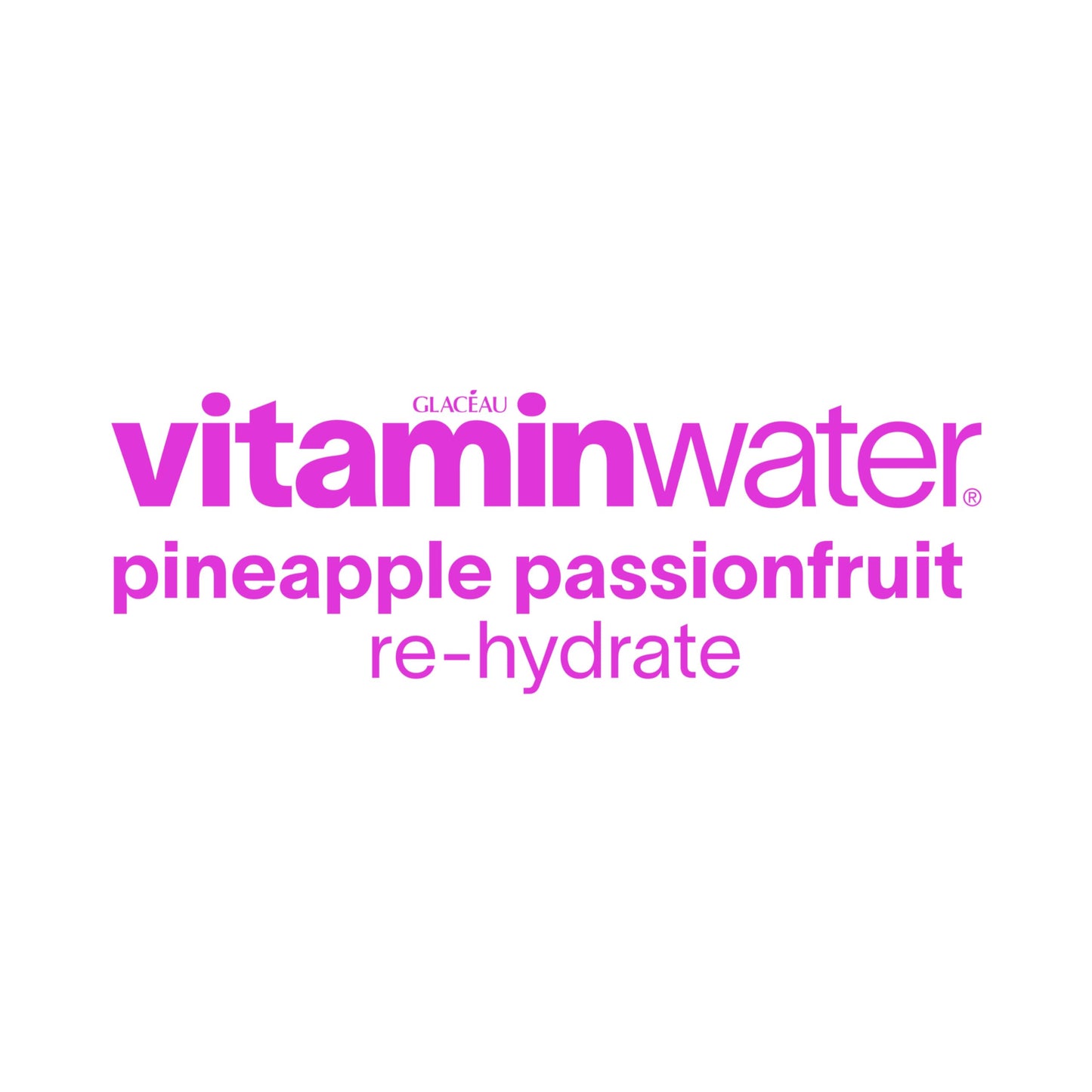 vitaminwater Zero Sugar Pineapple Passionfruit Re-hydrate Nutrient Enhanced Water Bev. 20 oz. 12 pack