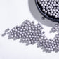 Grey Sprinkles Edible Pearls,Cake Sprinkles 130g 4.6OZ,Cookie Sprinkles,Sugar Pearl, Edible Candy Pearls for Cake Cupcake Decora