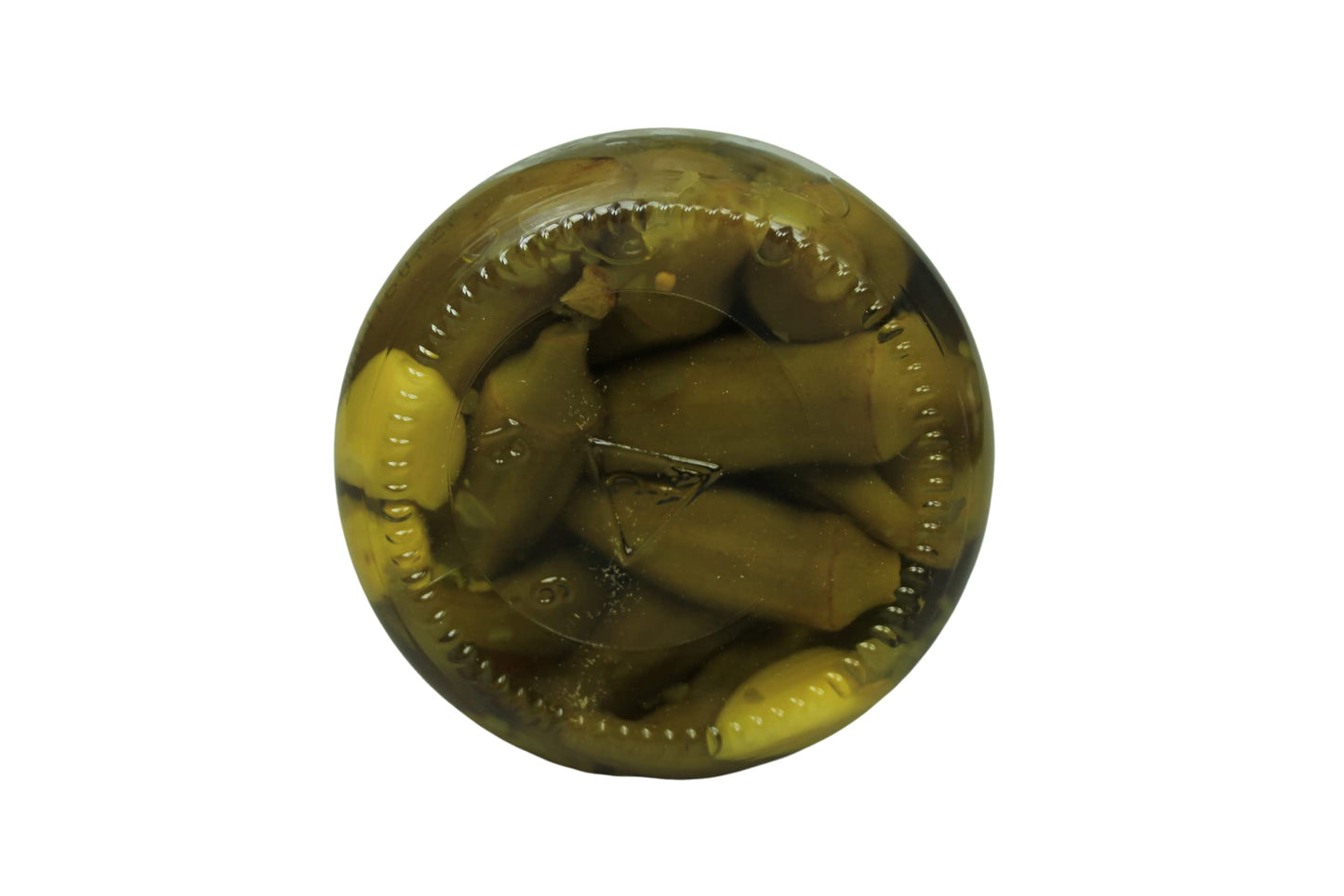 Harold'S - Chucks Hot Okra - Gourmet Spicy Okra - Packed With Fresh Garlic And Habanero - Made In Texas