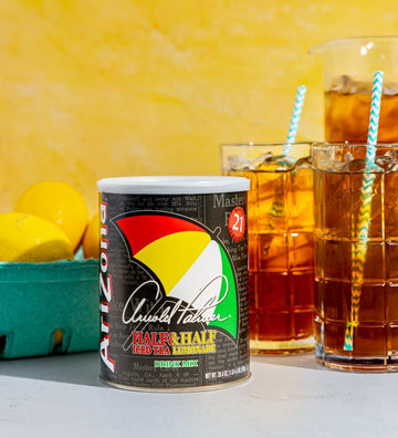 Arizona Arnold Palmer Half And Half - Sugar Sweetened Powdered Drink Mix - 20.4Oz Canister, Makes 8 Quarts (Pack Of 1)
