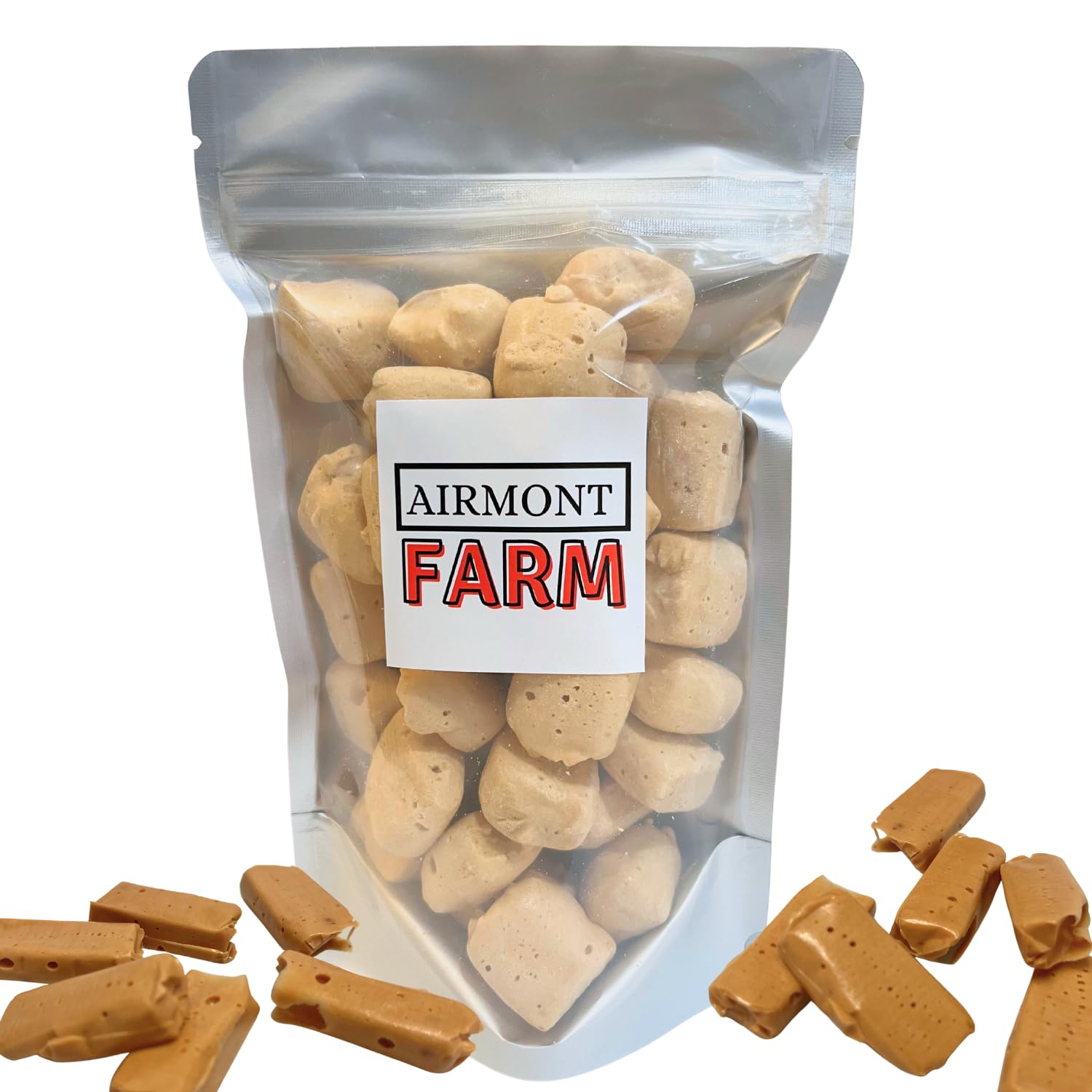 Freeze Dried Candy Bit-O-Honey 4 Oz - Cut To Bite Sized Pieces - Ships In Box - Deliciously Crunchy, Intense Flavor, Lightweight