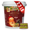 Gulluoglu Christmas Edition - Dubai Chocolate Pistachio Peanut Spread In Festive Holiday Jar | Limited Seasonal Gourmet Halal Dessert (2.2 Lb / 1000 Gr)