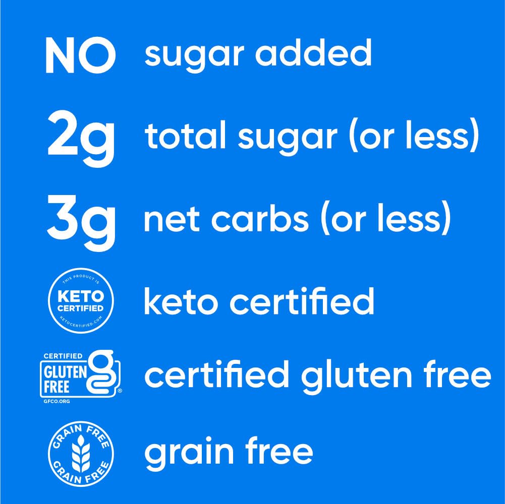 NuTrail Blueberry Cinnamon Nut Granola Cereal, No Sugar Added, Gluten Free, Keto, Low Carb, 8 oz (Pack of 3)