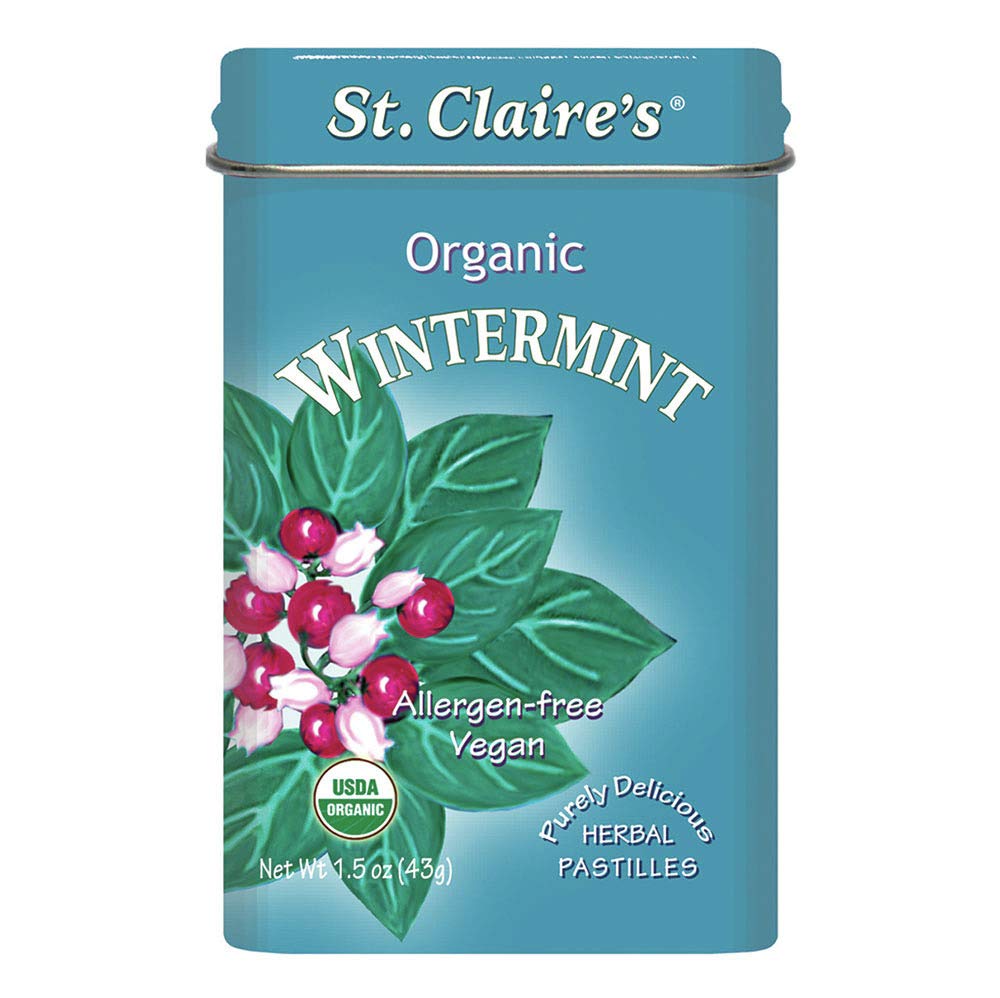 Organic Wintermint Mints St.Claires Organics 1.5 Oz (43G) Tin