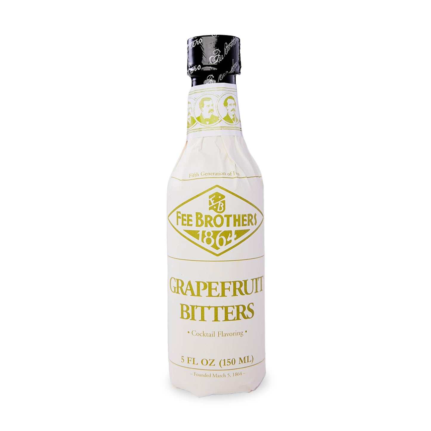 Fee Brothers Grapefruit Cocktail Bitters - 5 fl oz, Gluten Free, Vegan-Friendly, Aromatic Mixer, Model 3313S