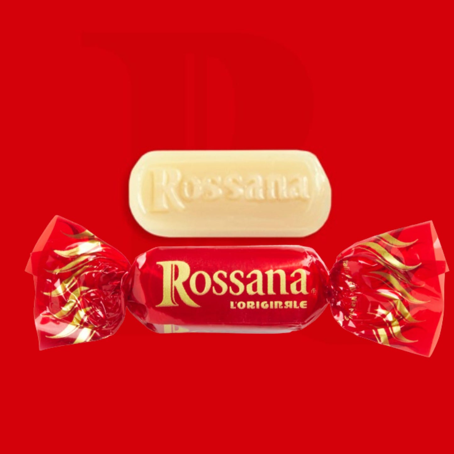 Rossana Hard Candy - Italian Candy Individually Wrapped - Hard Filled Candy (1 Pound Bag) Rossana Filled Candy
