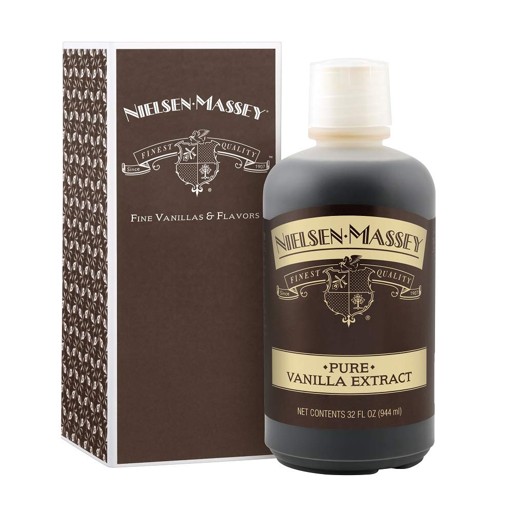 Nielsen-Massey Pure Vanilla Extract For Baking And Cooking, 32 Ounce With Gift Box