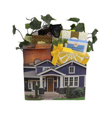 Gift Basket Village Gourmet Gift Basket - Assorted Snacks &  , 11 Piece Set, Blue