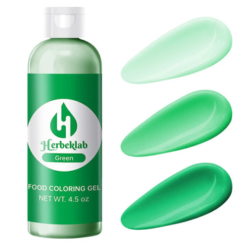 Green Food Coloring Gel 4.5 oz Professional Grade Green Food Dye Concentrated Gel Food Coloring for Icing Baking Cake Decorating