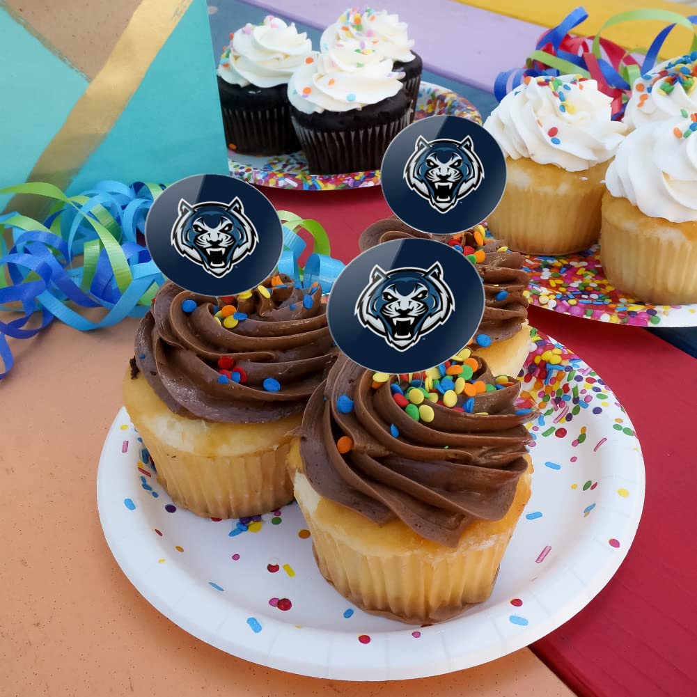 Lincoln University (Mo) Primary Logo Cupcake Picks Toppers Decoration Set Of 6