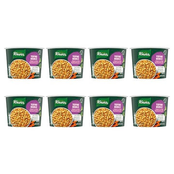 Knorr Pasta Cup Teriyaki Noodles 8 Ct For A Quick And Easy Meal, Made With 100% Real Vegetables & No Artificial Flavors Or Preservatives, 2.6 Oz