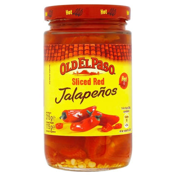Old El Paso Sliced Red Jalapenos (215g)