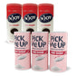 Staples Pick Me Up Provisions 100% Pure Cane Sugar, Easy Pour Sweetener, 20 Oz Canister, 3-Pack, Granulated White