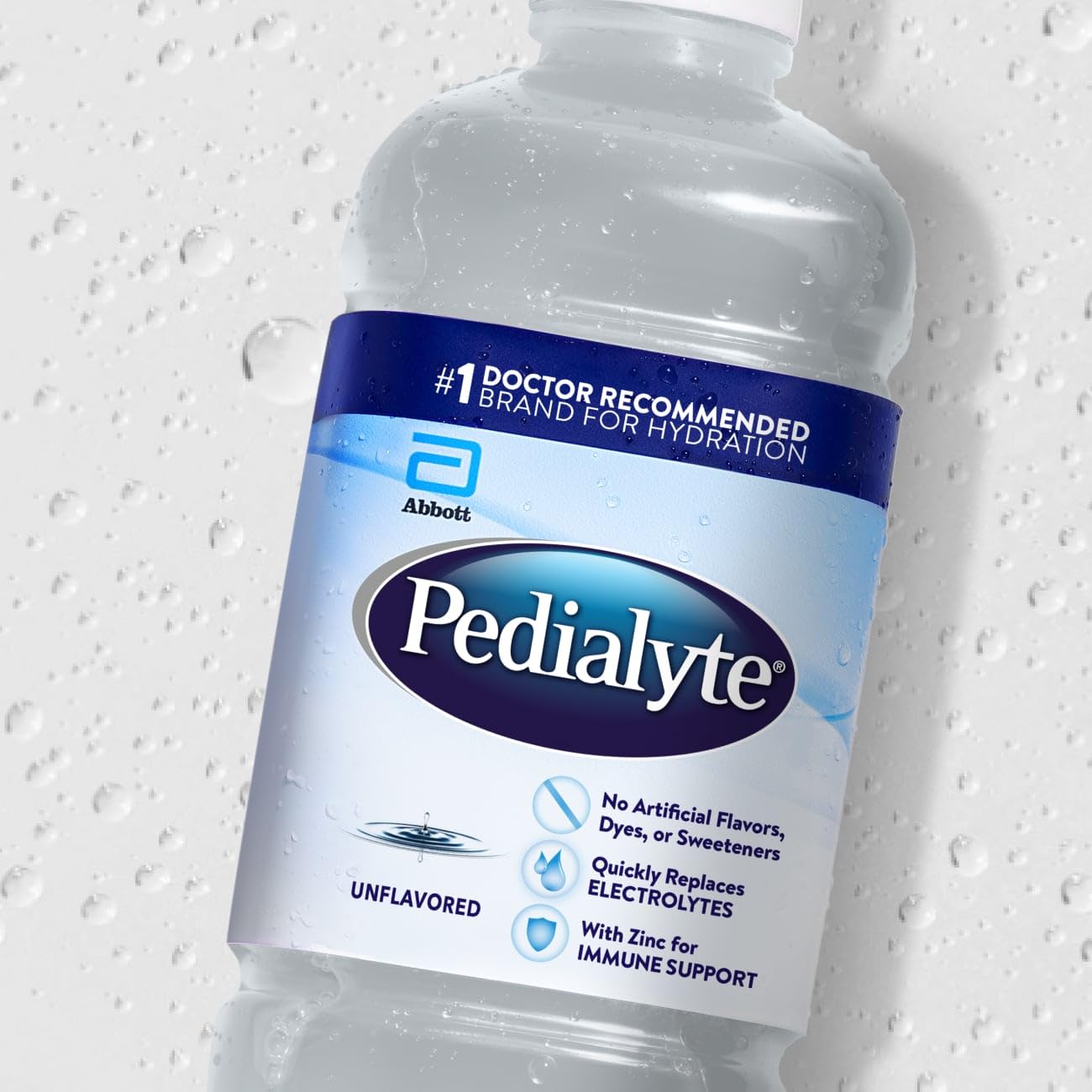 Pedialyte Electrolyte Drink, Hydration Drinks For Kids & Mature-Themeds, Unflavored, 1 Liter, Pack Of 4