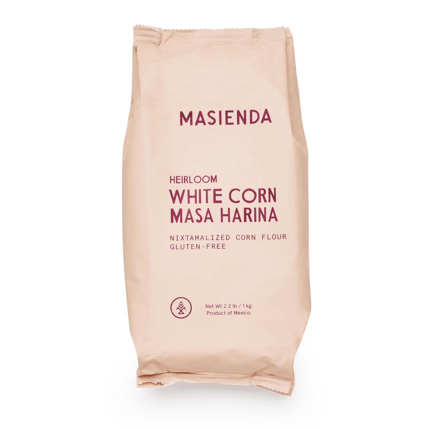 Masienda Heirloom White Corn Masa Harina Flour, 2.2 LB (Pack of 2), Gluten-Free, Non-GMO, Nixtamalized Corn Flour
