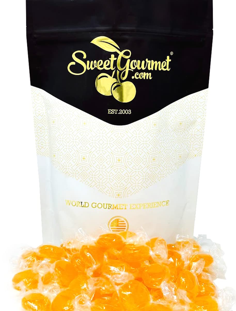 Sweetgourmet Sugar-Free Butterscotch Buttons Arcor Bulk Hard Candy | 1 Pound