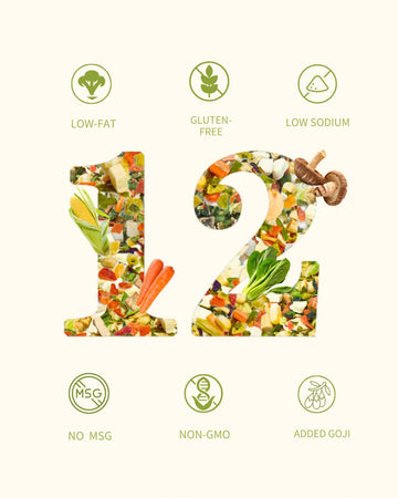 Dried Ramen Toppings Vegetable Mix 14Oz, 12 Veggie Blend With Added Superfood Goji, Dehydrated Vegetables For Ramen Noodles, Glu