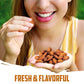 TIVOZY Roasted Unsalted Almonds, 2lb Resealable Bag, Vegan, Gluten-Free, Low Calories, Healthy Keto Snack