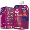 Cerebelly Organic Baby Food Pouches, Beet Carrot Blueberry Purees, 16 Nutrients, No Added Sugar, Fiber & Non-Gmo, 4Oz, 6 Pack
