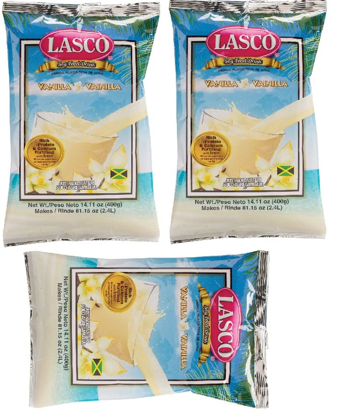 Lasco Vanilla Food Drink ...Available in 2 sizes....3 Pack (400g Lasco Vanilla Food Drink)
