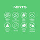 DC24 DAILY CARE 0-Calorie Breath Mints, Sugar Free, Natural Spearmint, 30 Count, Pack of 4