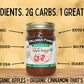 Dillman Farm Organic No Sugar Added Apple Butter - Keto, Gluten-Free, Non-Gmo, Vegan, Kosher, Preservative Free, Corn Syrup Free
