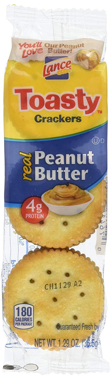 Lance Toasty Crackers Filled With Peanut Butter (2Pk)