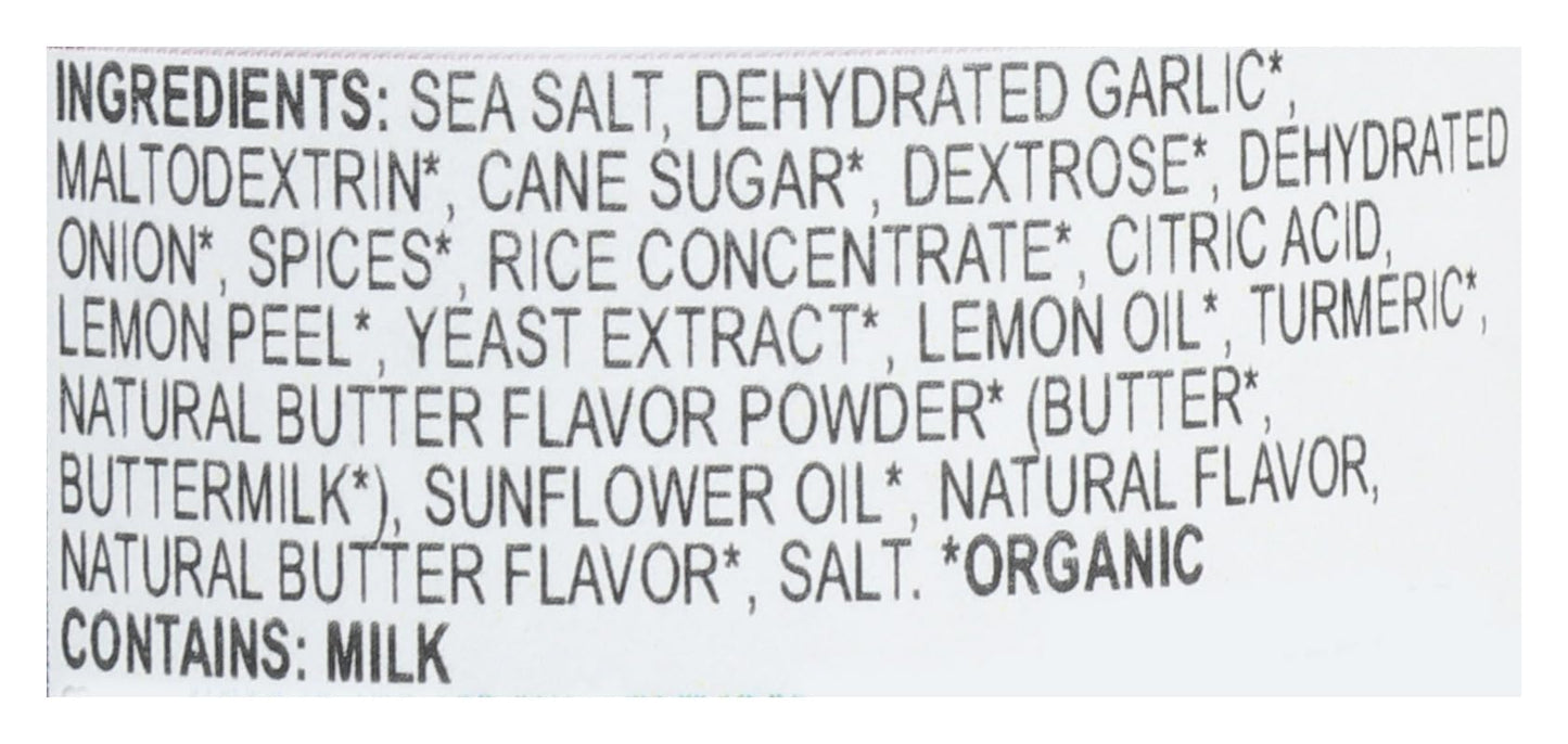 Kinders Organic Lemon Butter Garlic Seasoning, 3.3 Oz