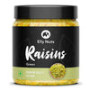 Elly Nuts Green Afgani Raisins |Hari Kismish 250 gms | Dried Green Raisins |Seedless Green Raisins Routine Diet - Dry Fruit [Jar