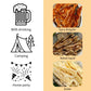 Jokuna - Korean Dried Squid - Soft And Chewy Texture Squid (Spicy, Butter, Roasted) (Butter - 5 Pack)