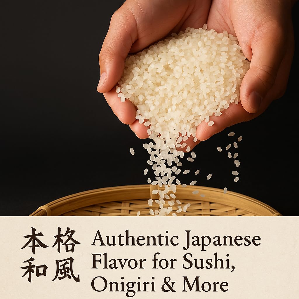 Generic Premium Koshihikari Sushi Rice, Milled White Short Grain, 11 Pound (5 KG), Grown in Niigata, Japan