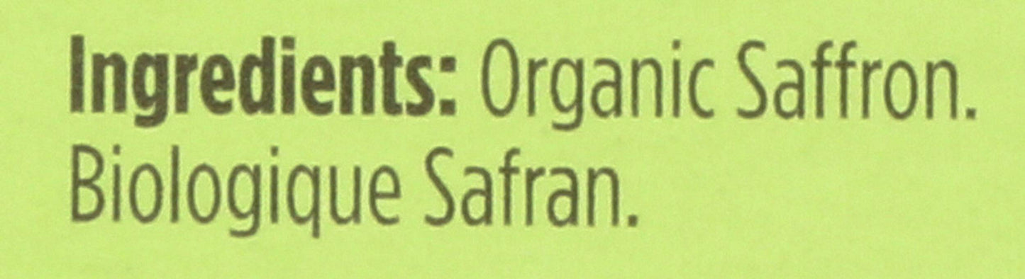 Spicely Organic Saffron 0.007 Oz Certified Gluten Free