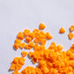 NIPEOR Orange Heart Sprinkles - Jumbo Heart Shapes for Cake Decorating - 3.53 oz