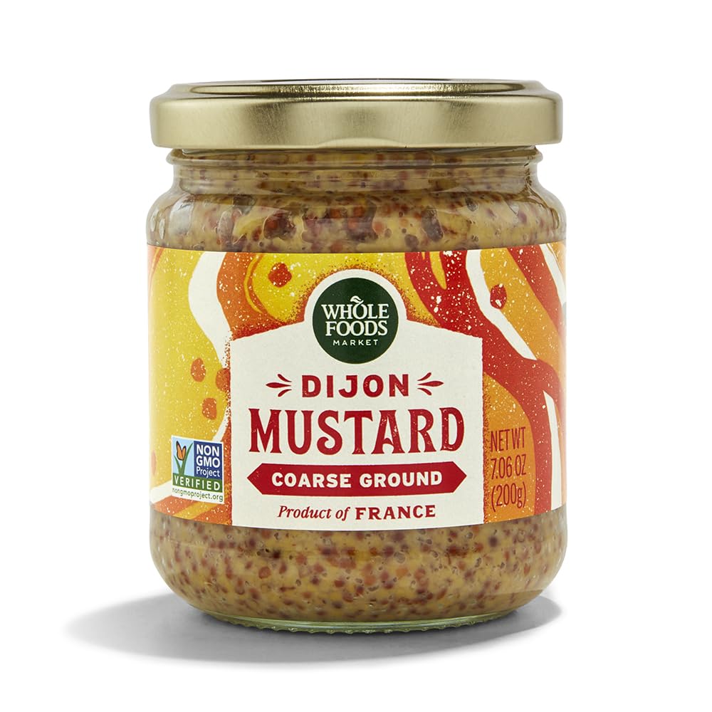 Whole Foods Market Coarse Ground Dijon Mustard, 7.06 Oz