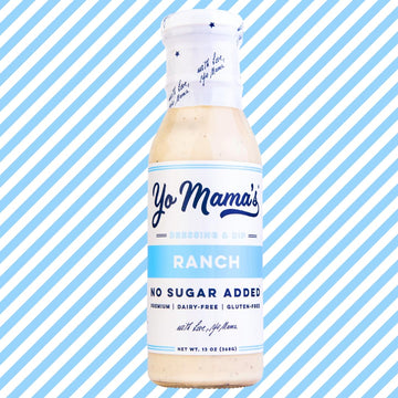 Yo Mama'S Foods Keto Ranch Salad Dressing And Dip - Pack Of (2) - Dairy Free, Gluten Free, Low Sodium, And All Natural!
