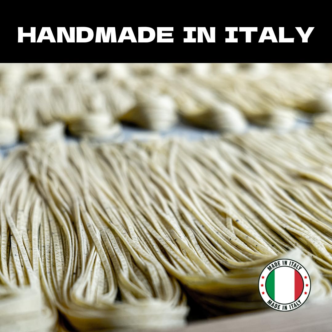 TRFL Truffle & Saffron Tagliolini, Artisanal Italian Egg Pasta, 8.8 oz (250g), 4 Servings