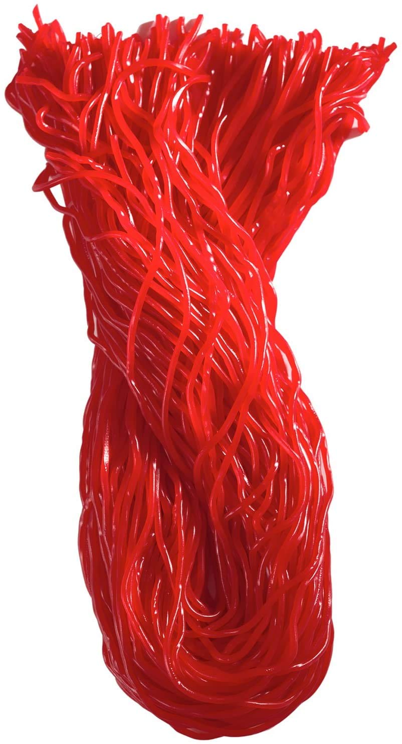 Gustaf'S Strawberry Red Licorice Laces Candy, Bulk Pack 2 Pounds