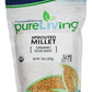 PureLiving Sprouted Organic Millet Grain Non-GMO - 15 Ounce Bag - Considered One of the Most Easily-Digestible Grains