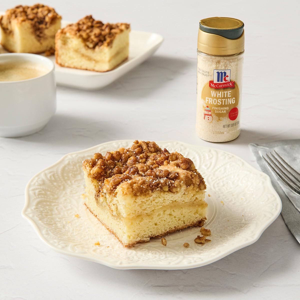Mccormick White Frosting Finishing Sugar, 3.81 Oz