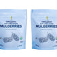 Amphora Organic Soft Dried White Mulberries 4 Ounce (Pack of 2)