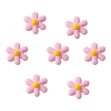 O'Creme 6-Petal Royal Icing Sugar Flower 3/4 Inch - For Cake Decorating - Decorations For Cakes, Cupcake Toppers - Birthday, Wed