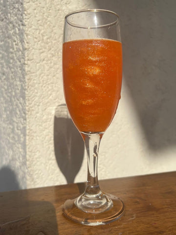 Twinkle My Drink Halloween Orange Premium Edible Glitter For Drinks | Halloween Drink Decorations | Halloween Party Accessories