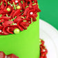 Grinch Sprinkles For Cookie Decorating Fancy Heart Sprinkles For Cake Decorating Edible Cake Decorations, Green Sprinkles With R