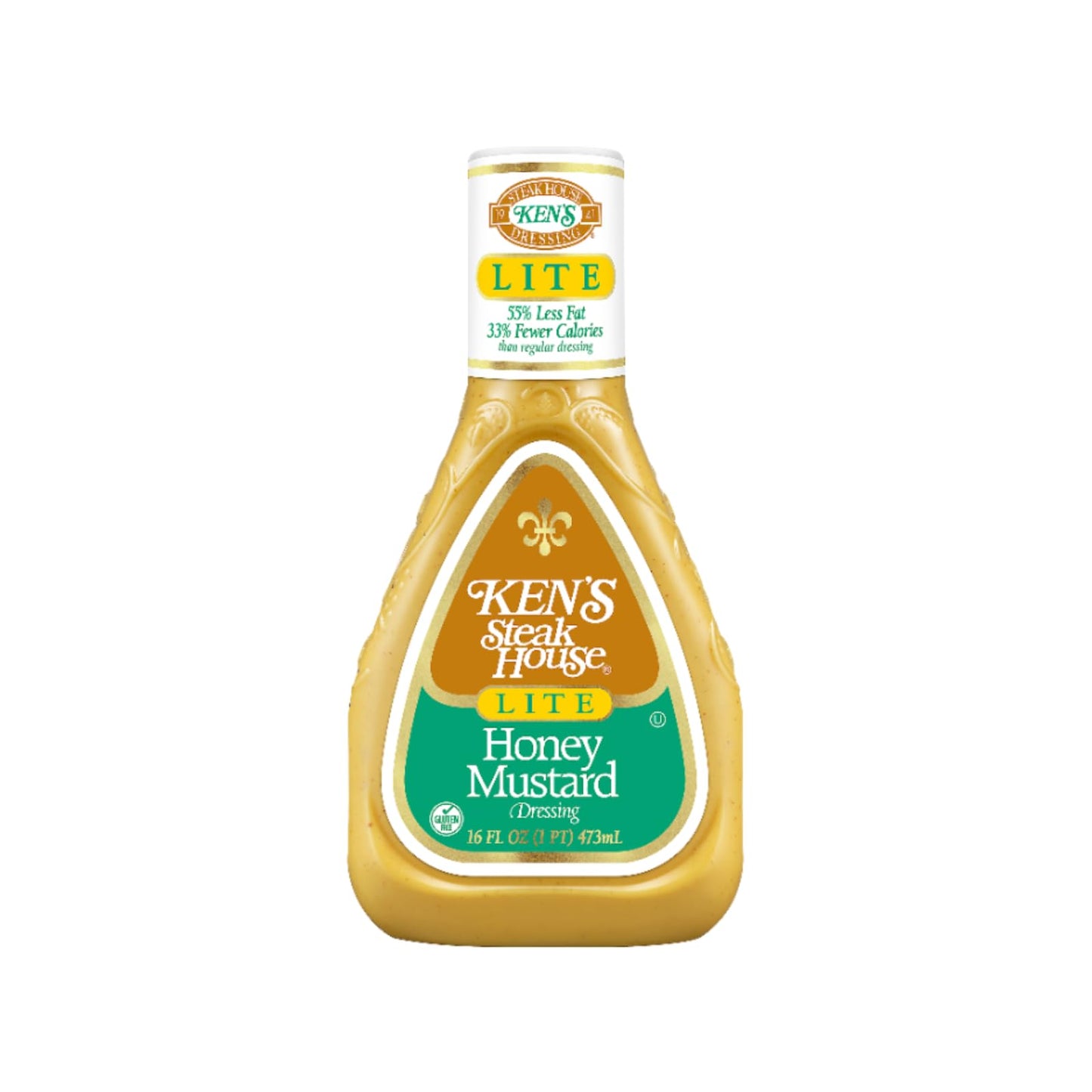 Ken'S Steak House Lite Honey Mustard Dressing 16 Fl Oz (Pack Of 6)