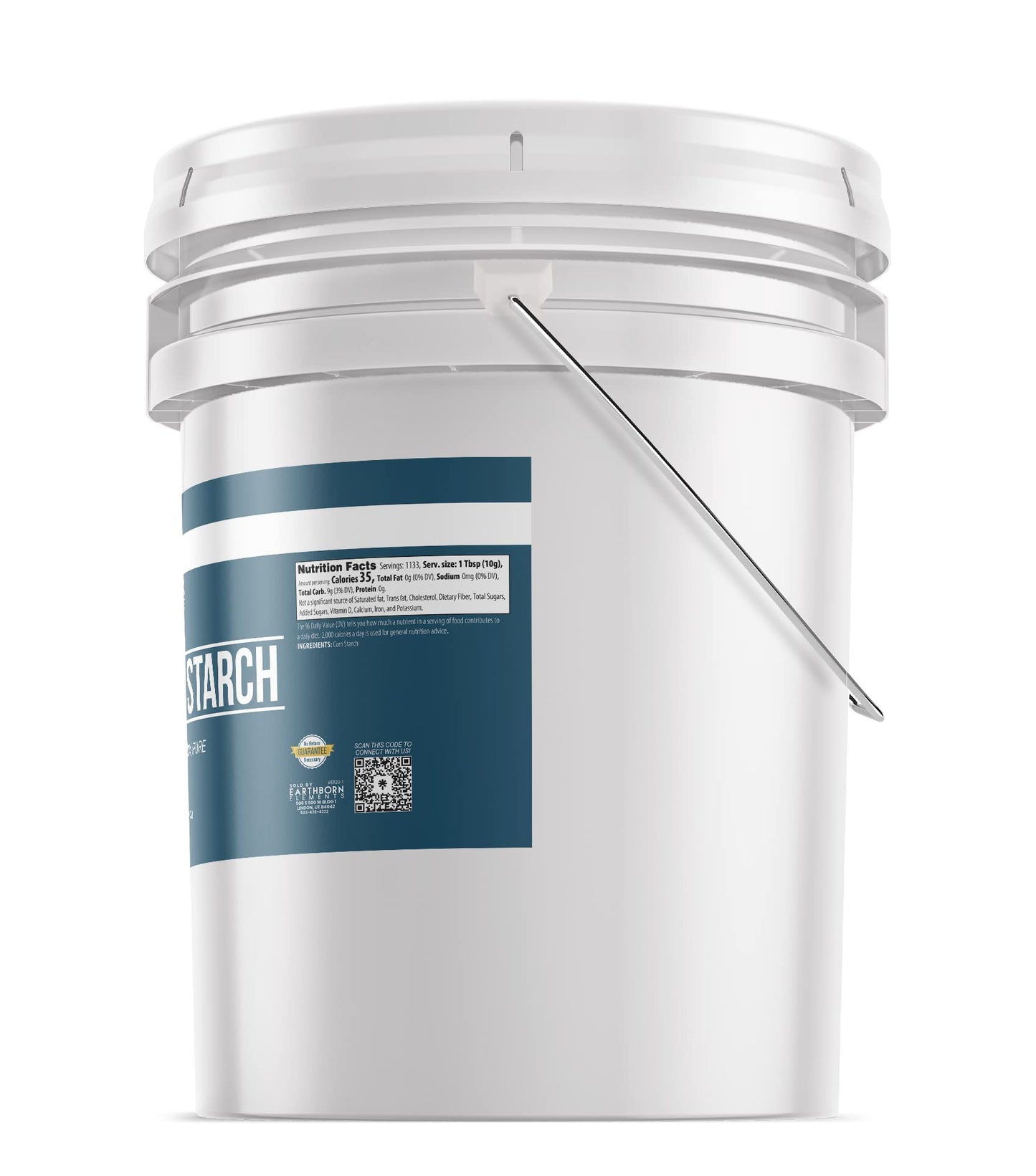 Earthborn Elements Corn Starch (5 Gallon), Thickener For Sauces, Soup, & Gravy