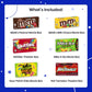 Movie Night Basket Gift Set - with Candy Variety Pack  Movie Trays  Movie Snacks & Popcorn Set - Gift Baskets For Families by Cheshire Gifts