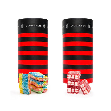 Licorice.com Gourmet Licorice Candy Duo Pack - Sarahs Favorite & Sweet n Sour Petites