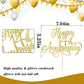 Arokippry Happy 14Th Anniversary Cake Toppers -Wedding Anniversary Party Decorations, 14Th Wedding Anniversary, Company Annivers