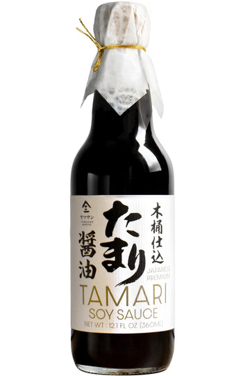 Yamasan Kyoto Uji Japanese Top-Grade Tamari Soy Sauce  Aged For 2 Years In Wooden Barrel  Gluten-Free  Rich Umami  Intense And Full-Bodied  For Steaks  Sushi And Much More  No Msg  360Ml(12.1Floz)