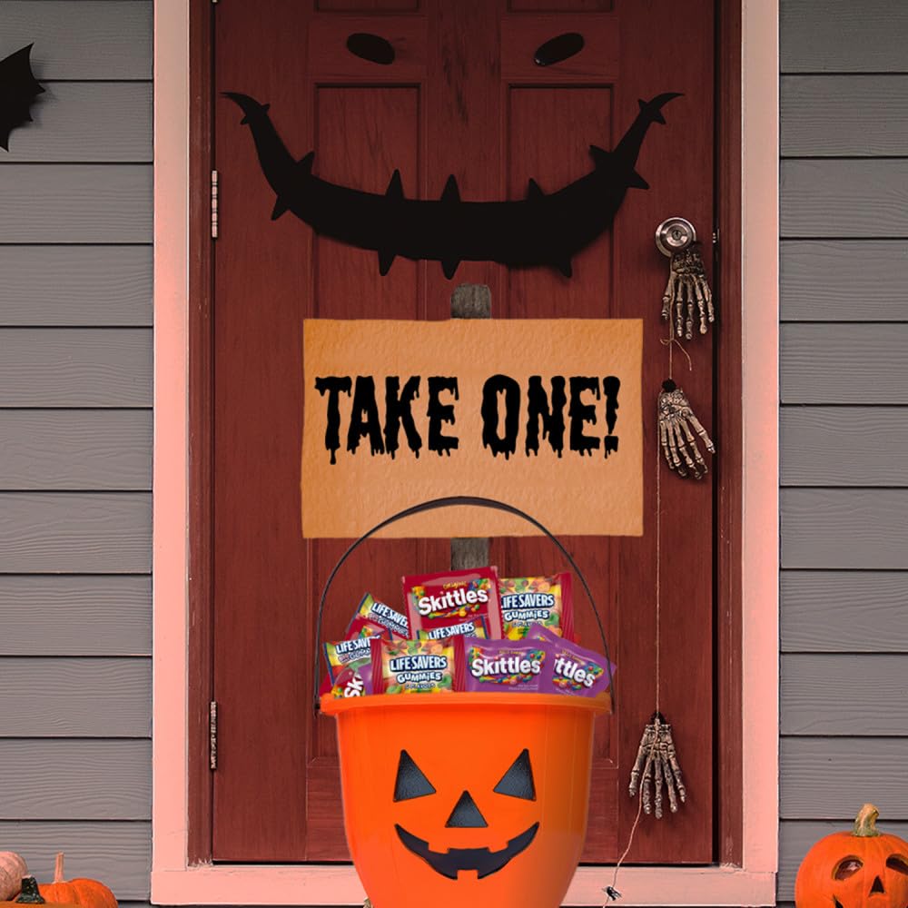 Life Savers Gummies & Skittles Original & Wild Berry Halloween Variety Bag, 35 Pieces